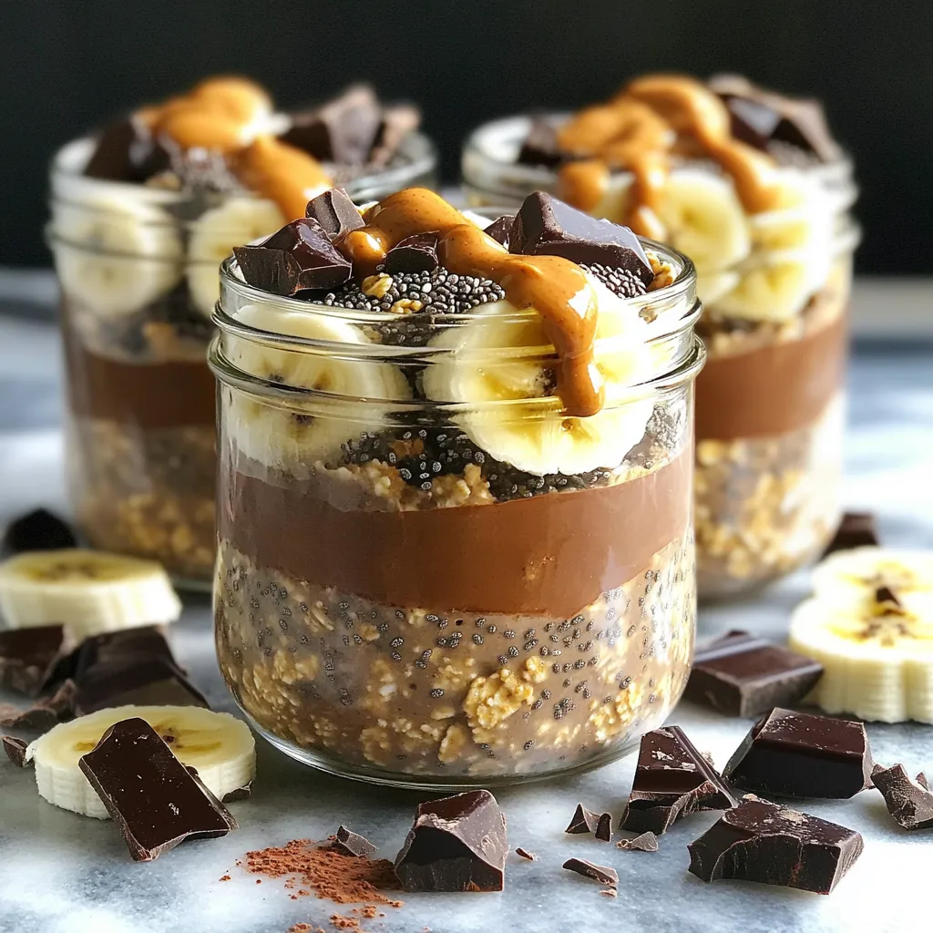 Peanut Butter Cup Overnight Oats Easy Healthy Breakfast