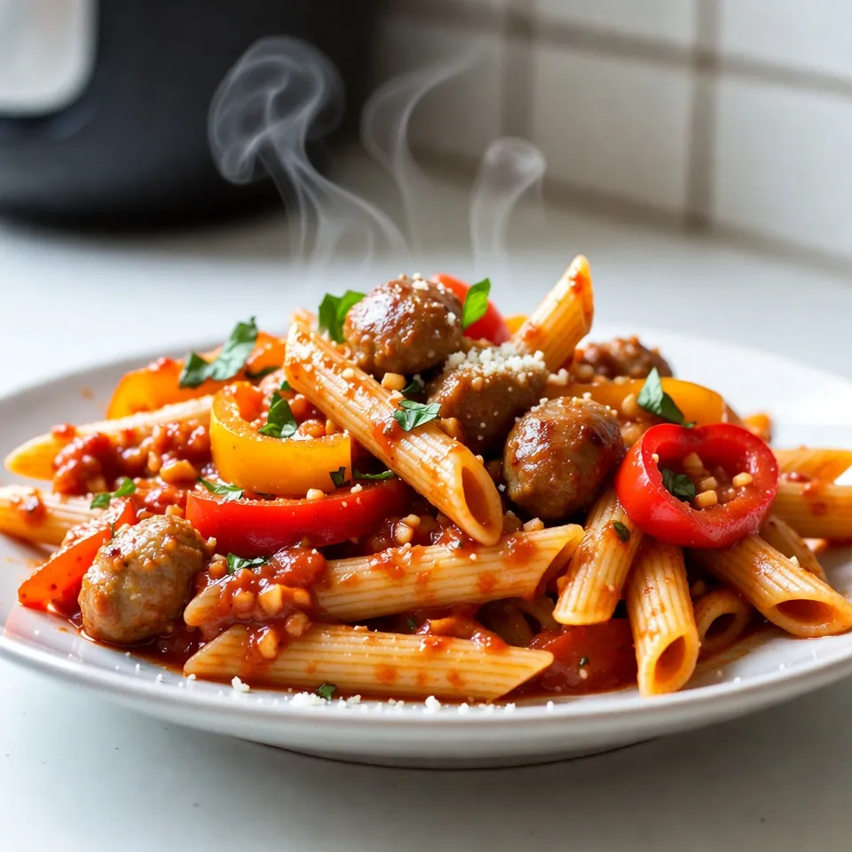 Sweet Pepper Sausage Pasta Flavorful and Easy Meal