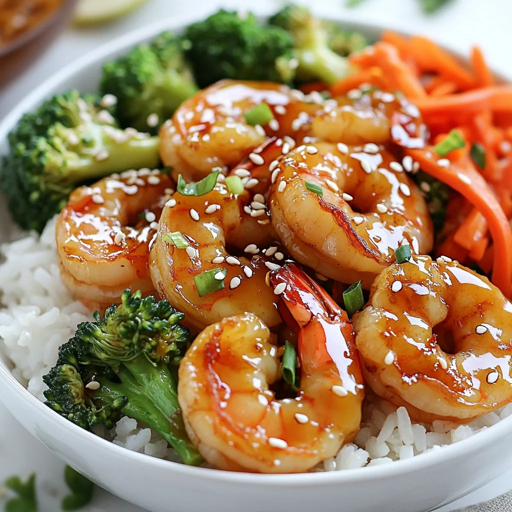 Honey Garlic Shrimp Bowls Flavorful Easy Dinner Idea