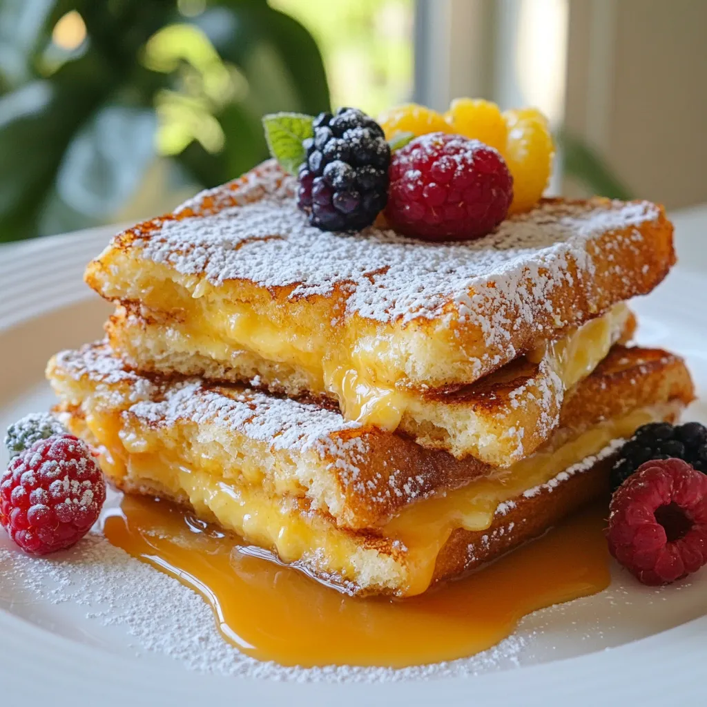Churro Stuffed French Toast Delightful Breakfast Treat