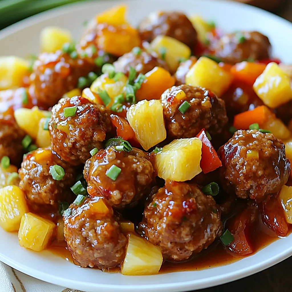 Savory Sweet &#038; Sour Meatballs Quick and Easy Recipe