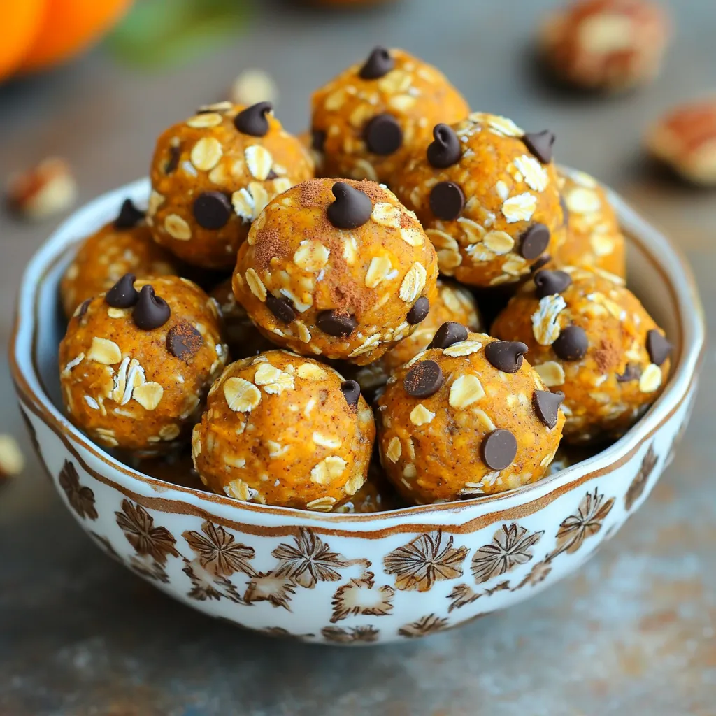 No Bake Pumpkin Spice Energy Balls Quick and Easy Snack