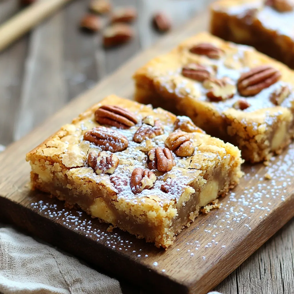 Brown Butter Maple Pecan Blondies Deliciously Simple Treat