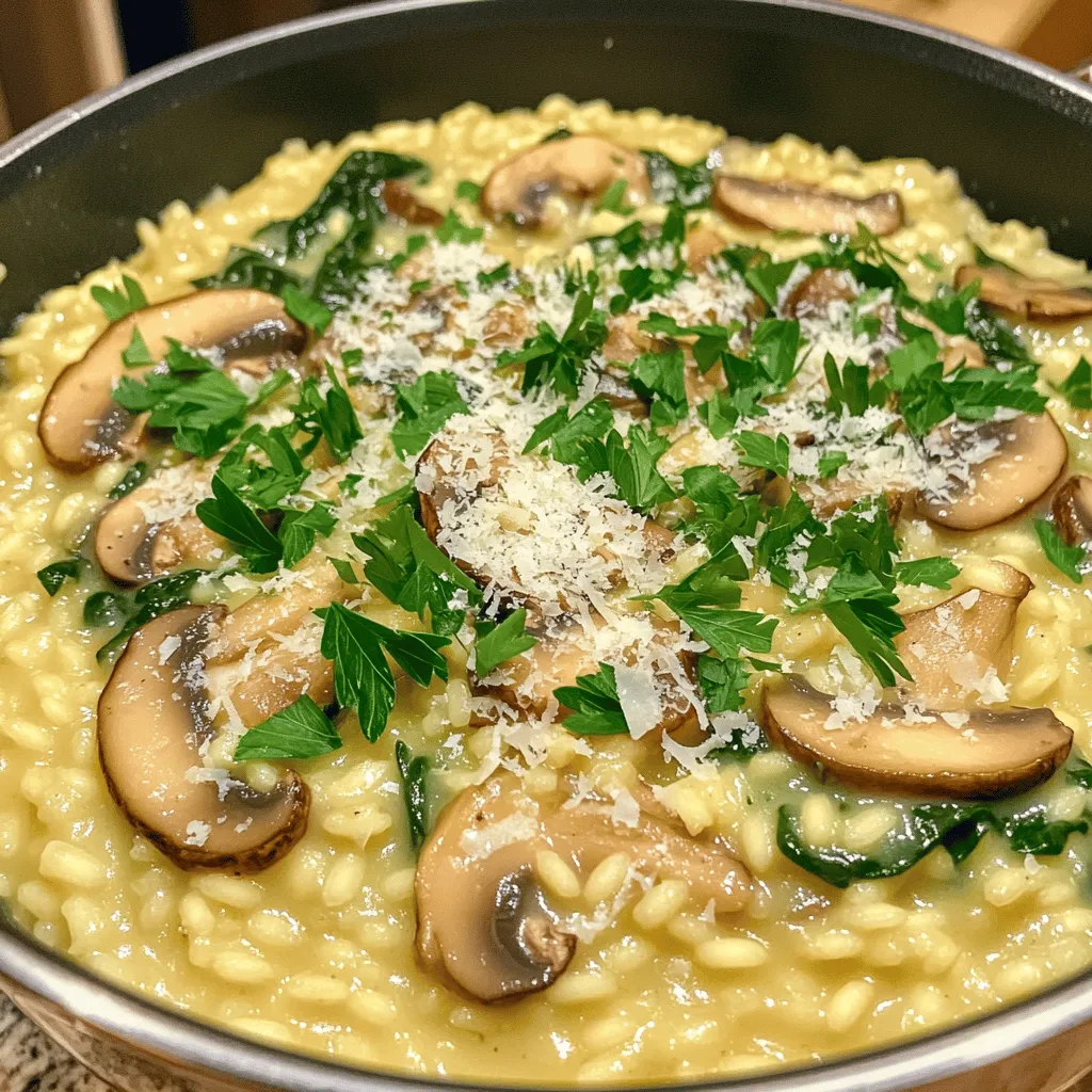 Easy One-Pot Mushroom Risotto Simple Creamy Delight