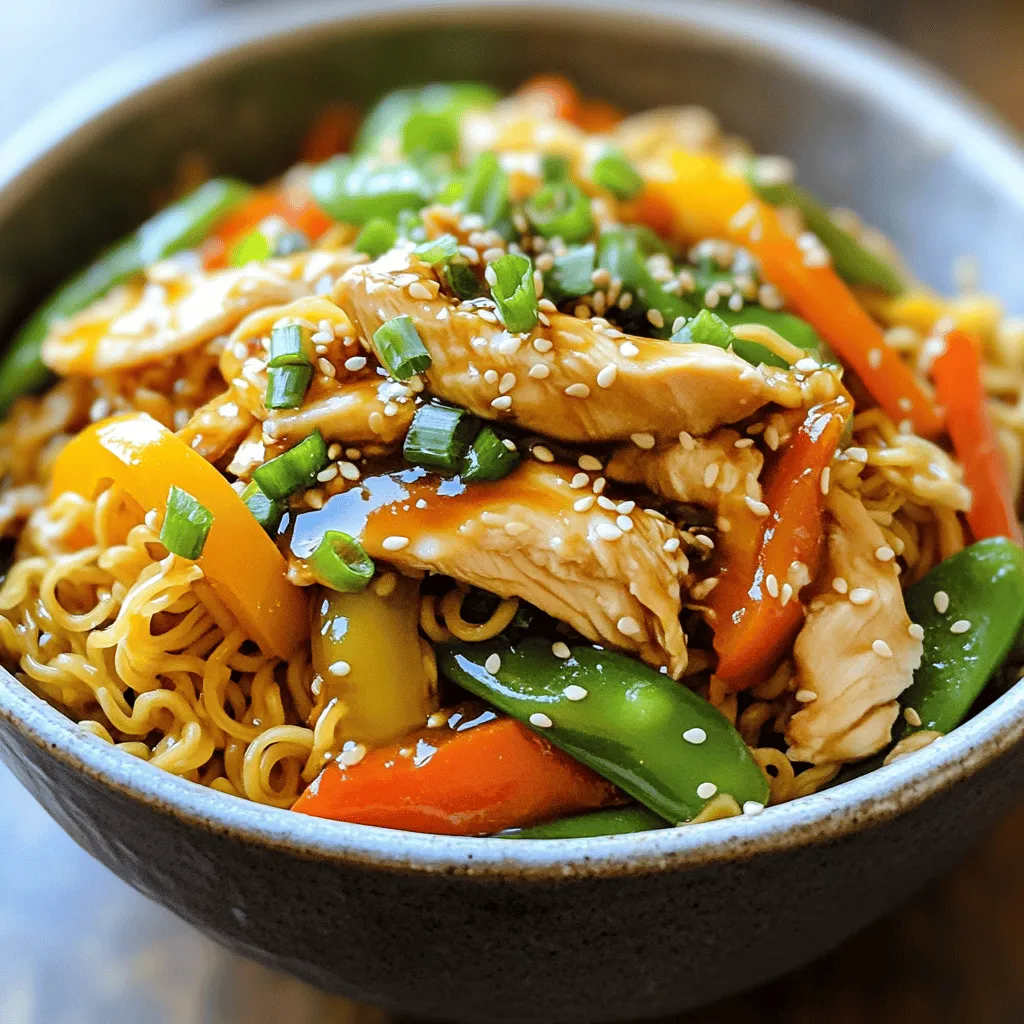 Quick Chicken Ramen Stir-Fry Flavorful and Easy Meal