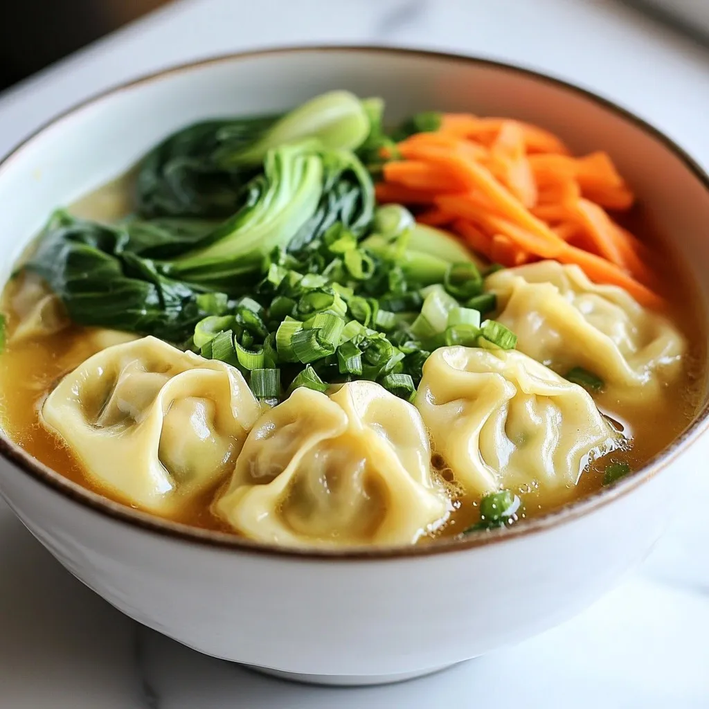 Minute Potsticker Soup Flavorful and Easy Recipe