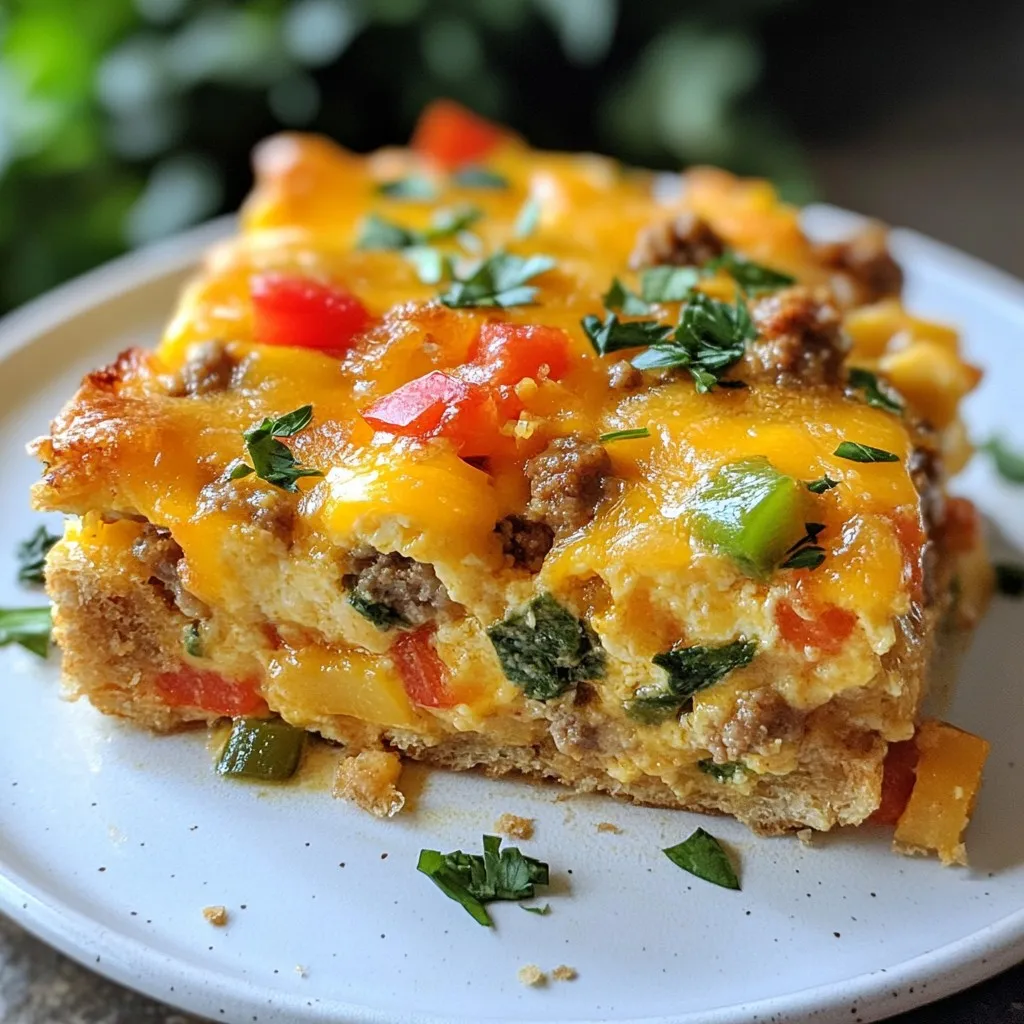 Ingredient Sausage Breakfast Casserole Delightful Dish