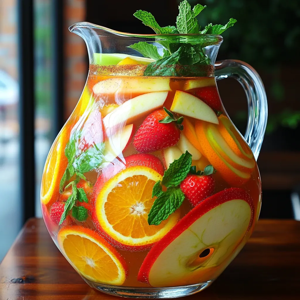 Apple Cider Sangria Refreshing and Festive Drink
