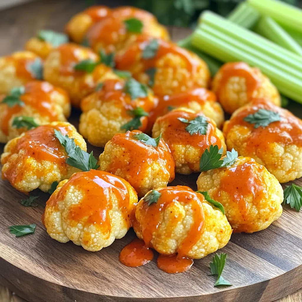 Crispy Air Fryer Buffalo Cauliflower Wings Delight