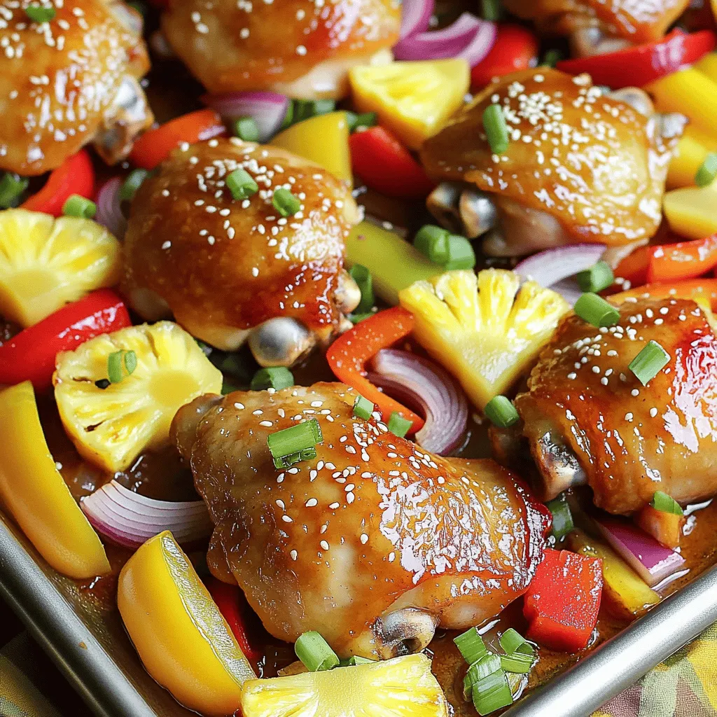 Sheet Pan Hawaiian Chicken Flavorful and Easy Meal