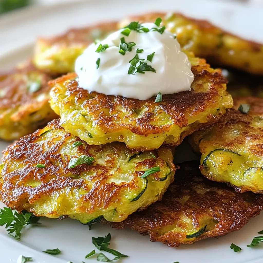 Crispy Zucchini Fritters Simple and Flavorful Recipe