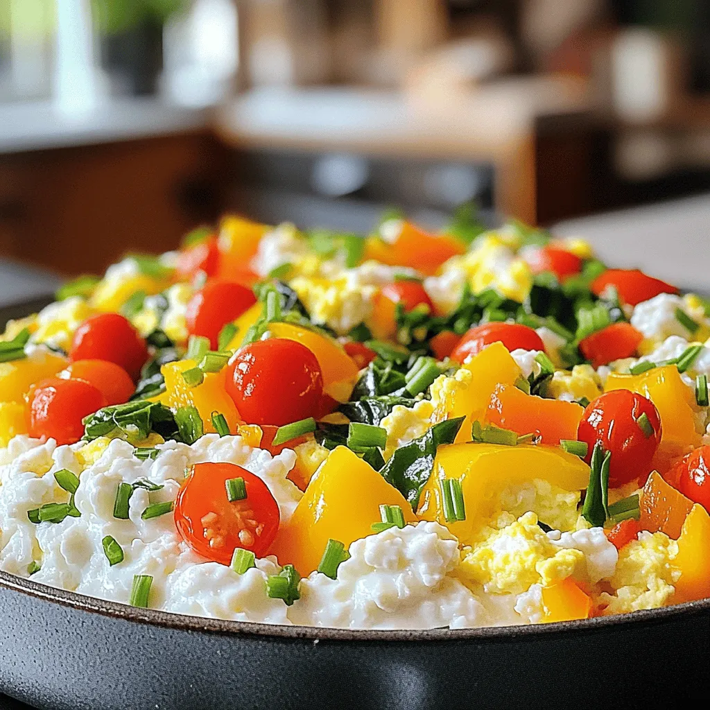High-Protein Egg White Veggie Scramble Delightful Meal