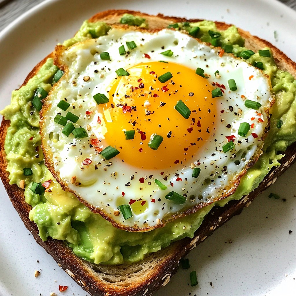 Speedy Avocado Egg Breakfast Toast Recipe Delight