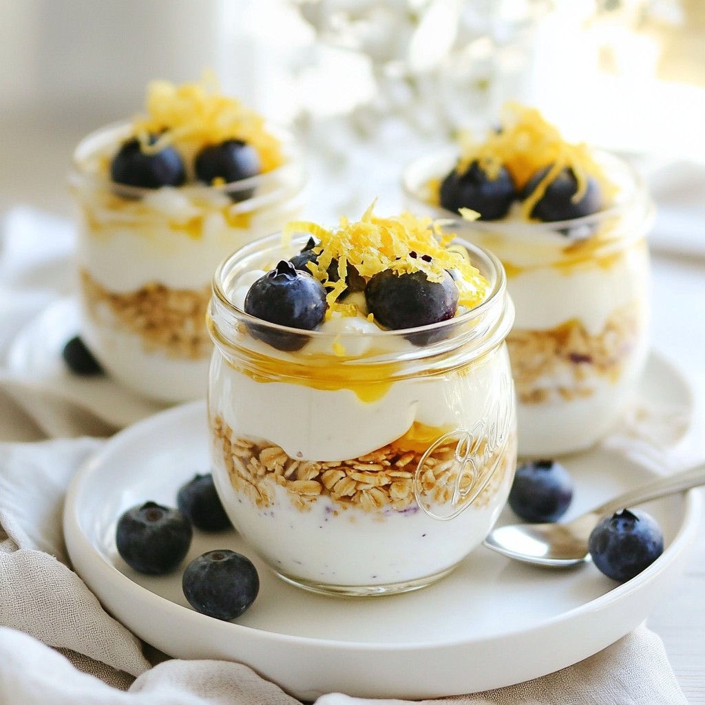 Blueberry Lemon Overnight Oats Easy and Healthy Recipe