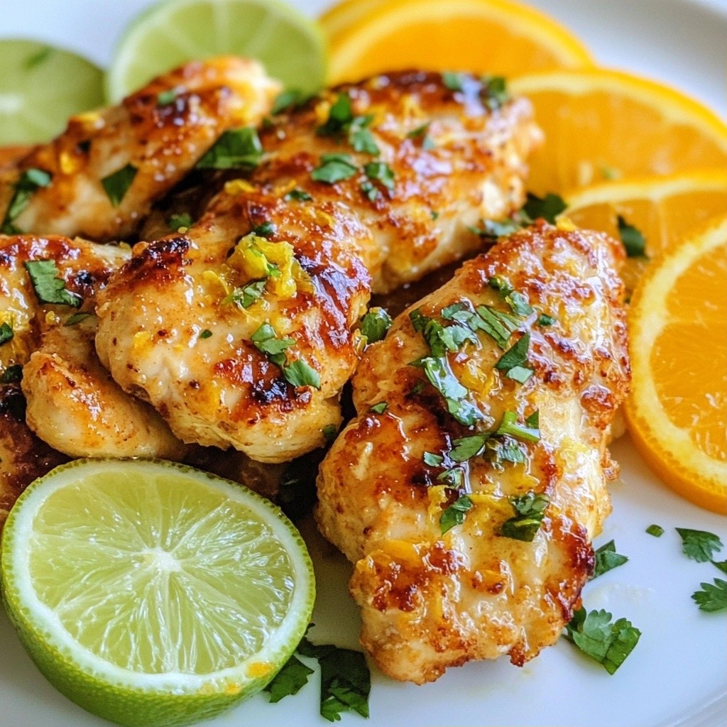 Zesty 15-Minute Citrus Chicken Tenders Delight