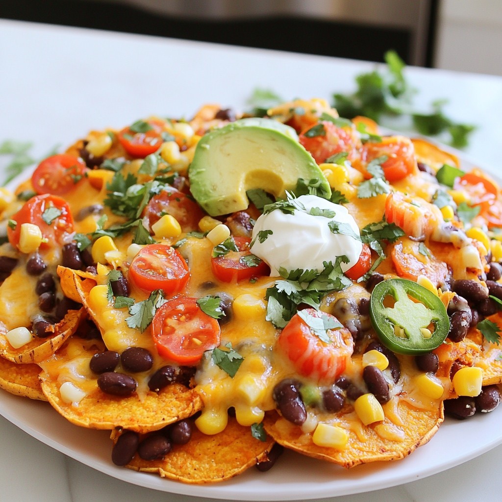Loaded Sweet Potato Nachos Savory and Easy Recipe