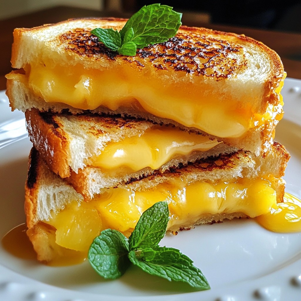 Minute Hawaiian Roll Grilled Cheese Delightful Treat