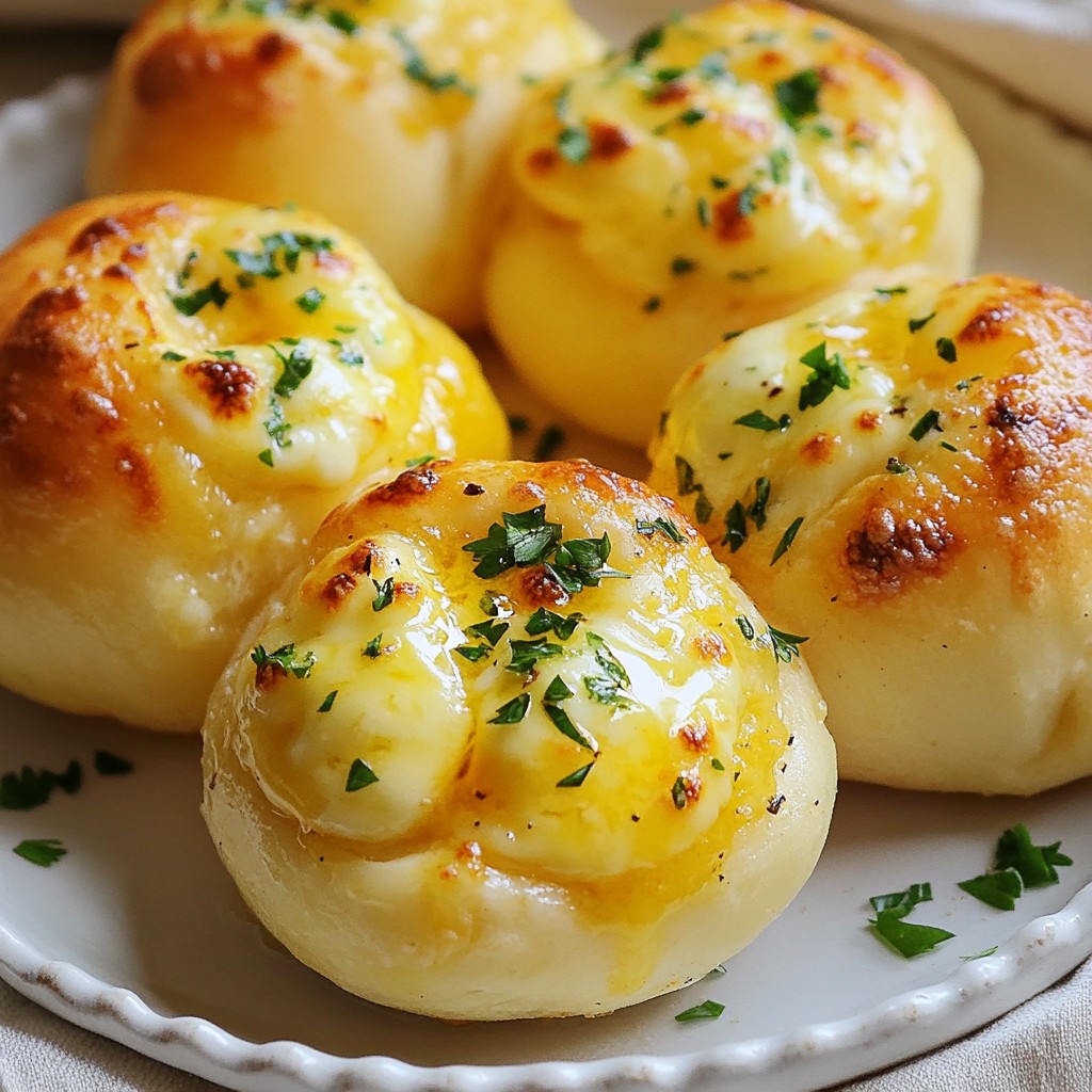 Buttery Garlic Cheese Bombs Irresistible and Simple