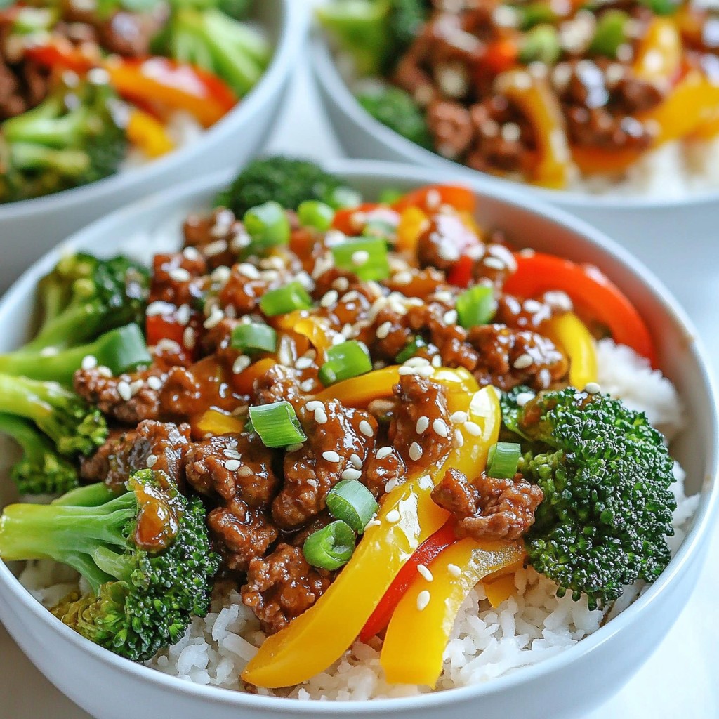Korean Beef Meal Prep Bowls Packed with Flavor