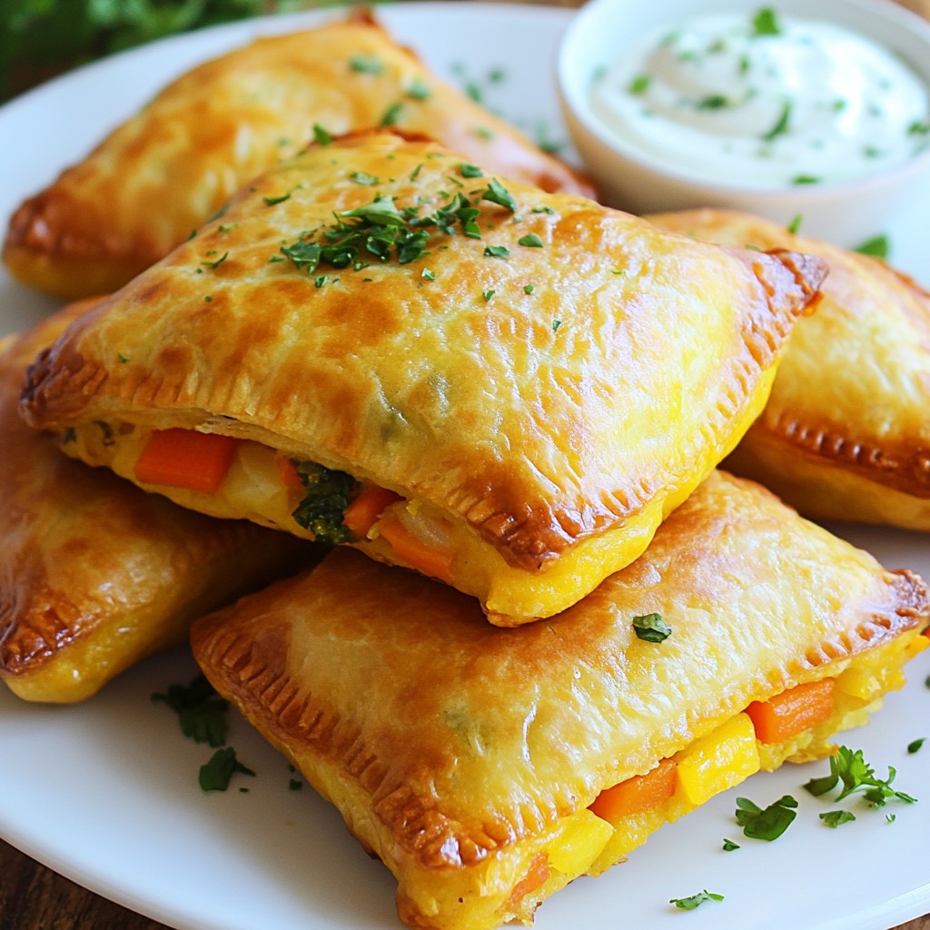 Jamaican Vegetable Patties Flavorful Homemade Delight