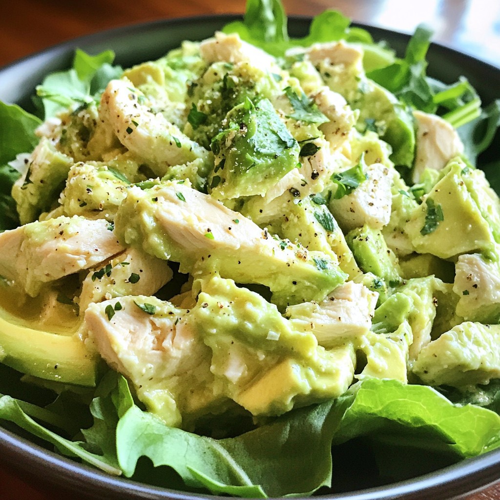 Speedy Avocado Chicken Salad Quick and Tasty Meal