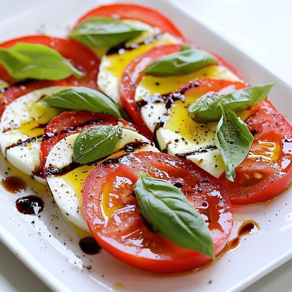 Quick 5-Ingredient Caprese Salad Fresh and Flavorful