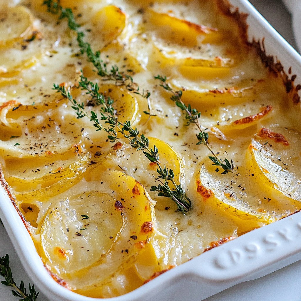 Classic Potatoes Au Gratin Simple and Creamy Delight