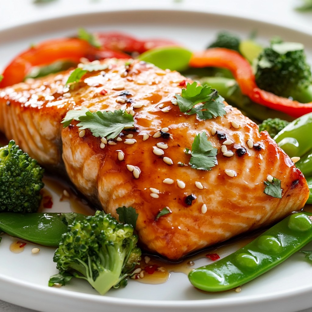 Honey Garlic Salmon Sheet Pan Flavorful Dinner Dish