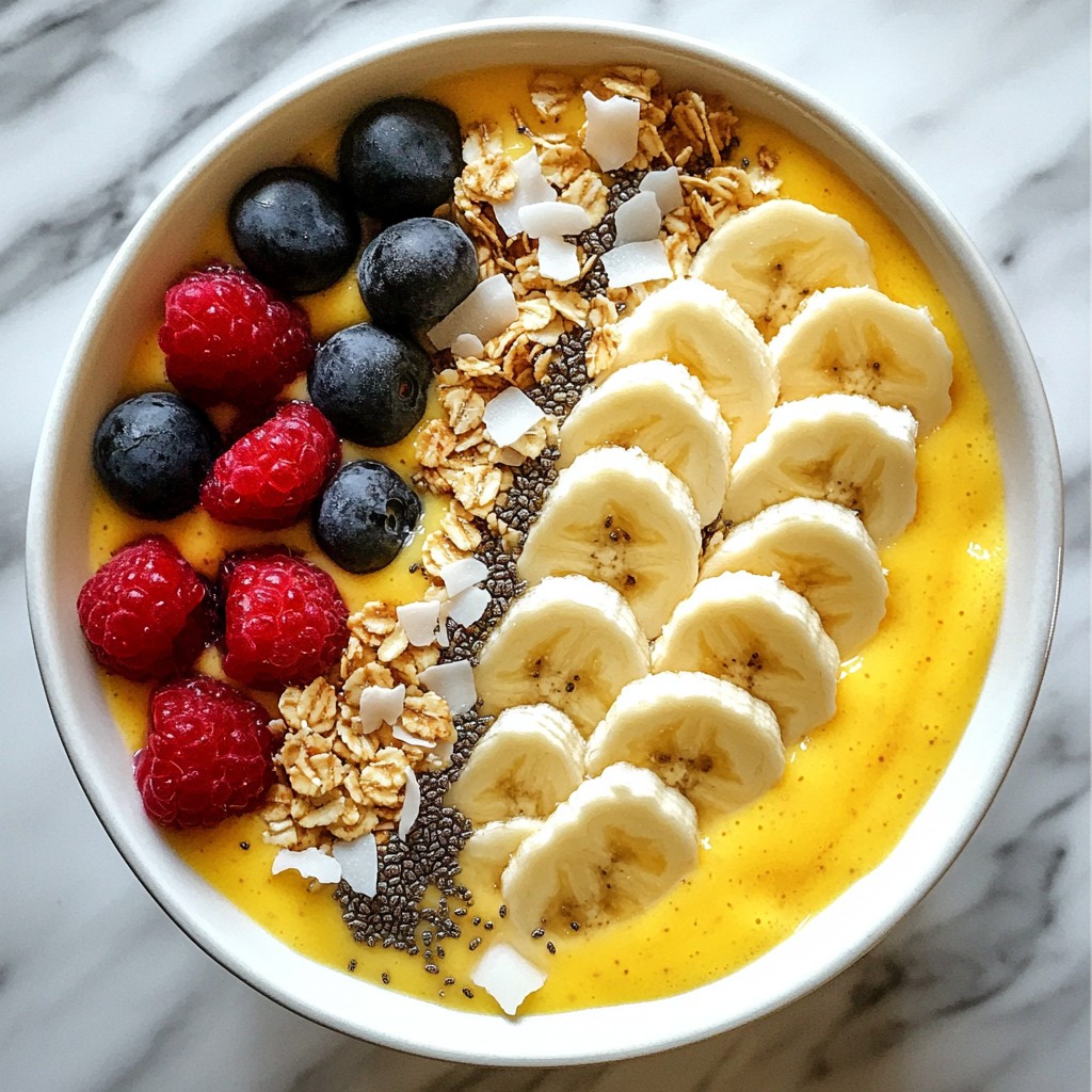 Speedy Banana Chia Seed Smoothie Bowl Recipe