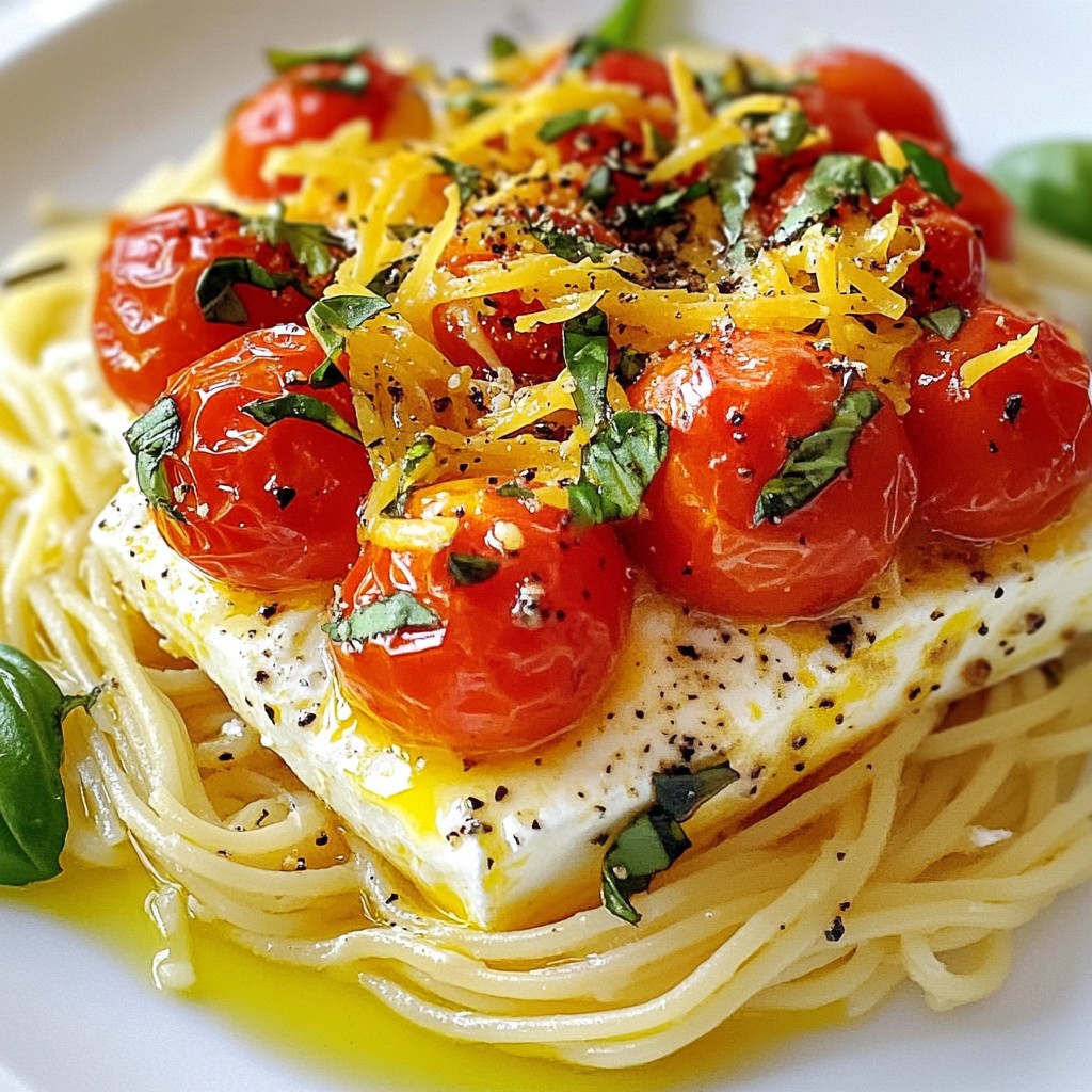 TikTok Baked Feta Pasta Flavorful and Simple Recipe