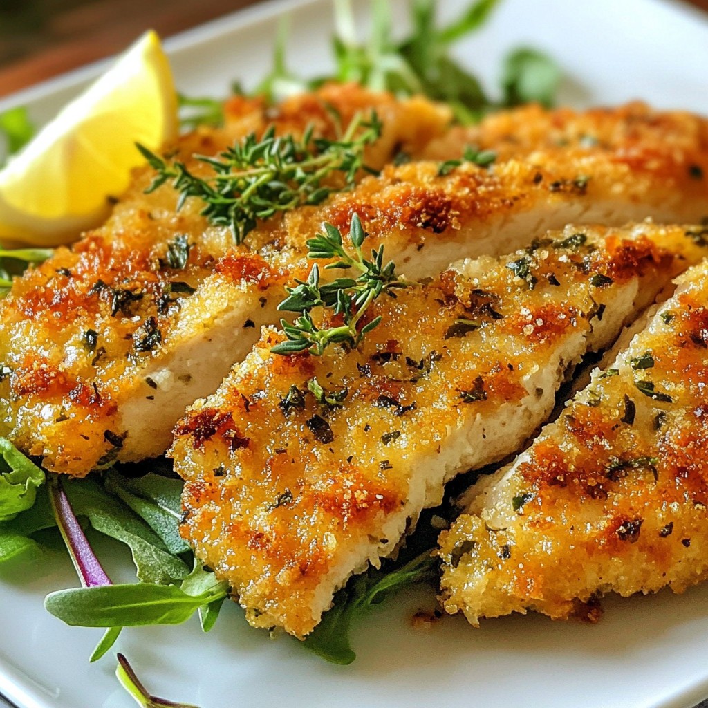 Baked Chicken Cutlets Crispy and Flavorful Delight