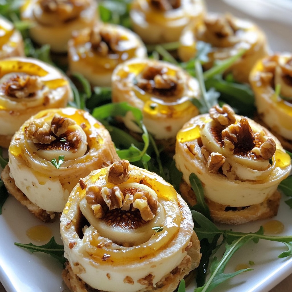 Flavorful Fig and Goat Cheese Pinwheels Recipe