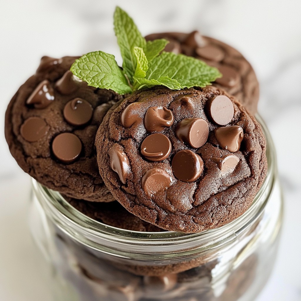 Chocolate Mint Cookies Easy and Tasty Recipe