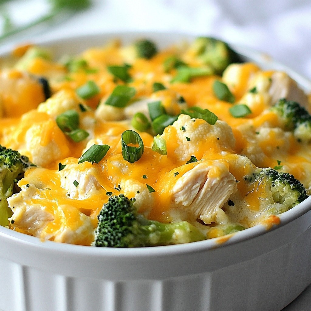 Creamy Low-Carb Chicken Casserole Easy and Delicious