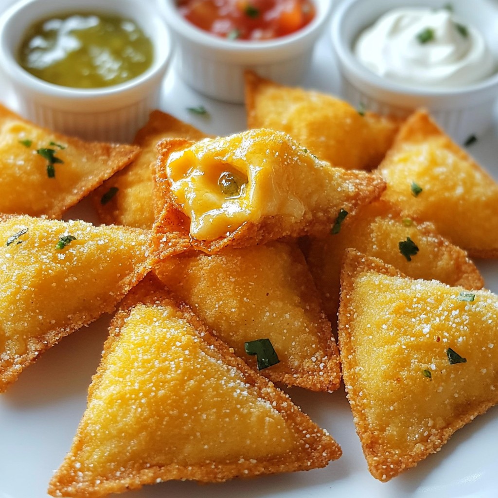 Fried Cheese Stuffed Doritos Crunchy Snack Delight