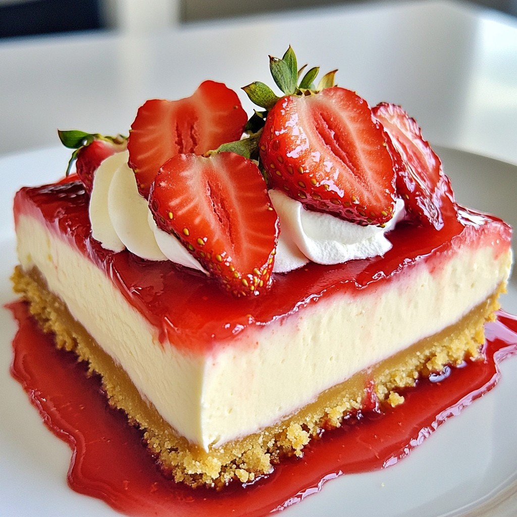 Ultimate Strawberry Shortcake Cheesecake Delight