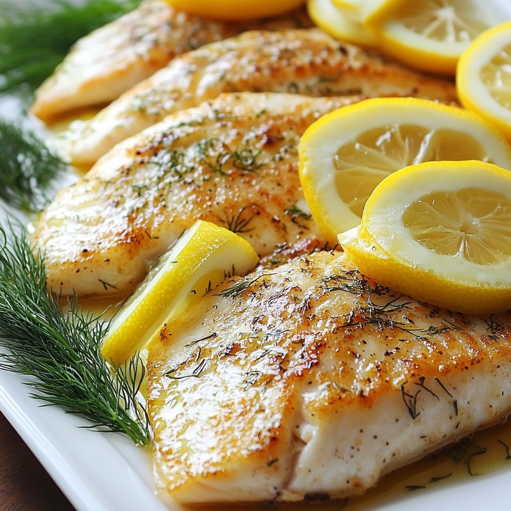 15-Minute Lemon Dill Baked Tilapia Simple Meal Idea