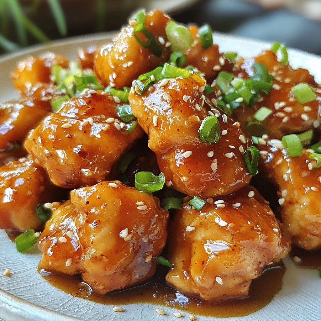 Honey Garlic Chicken Bites Tasty Flavor Explosion