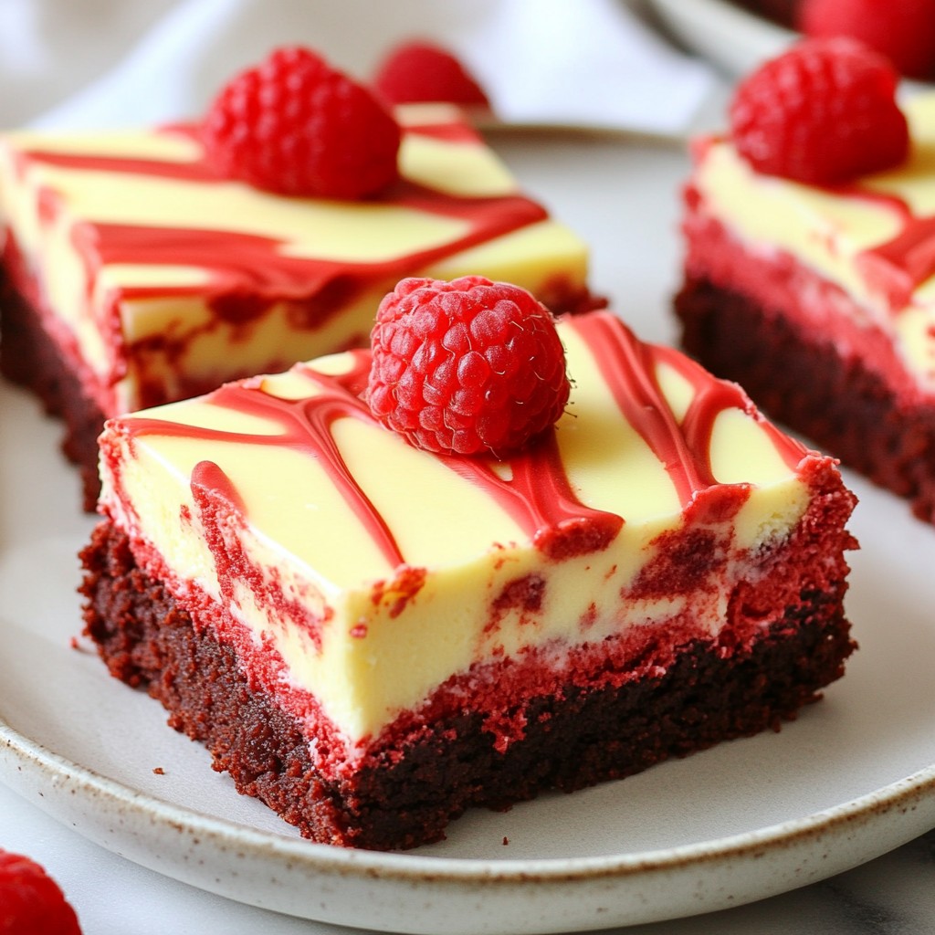Red Velvet Cheesecake Brownies Delightful Easy Treat