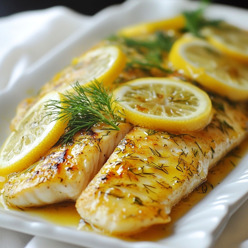 15-Minute Lemon Dill Baked Tilapia Easy Meal Idea