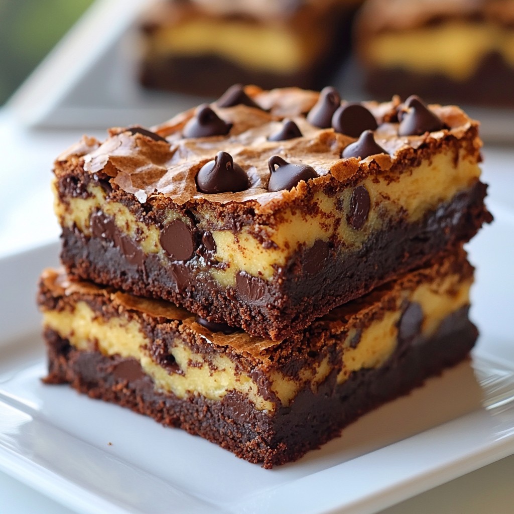 Fudgy Brookie Bars Delightful and Easy Treat Recipe