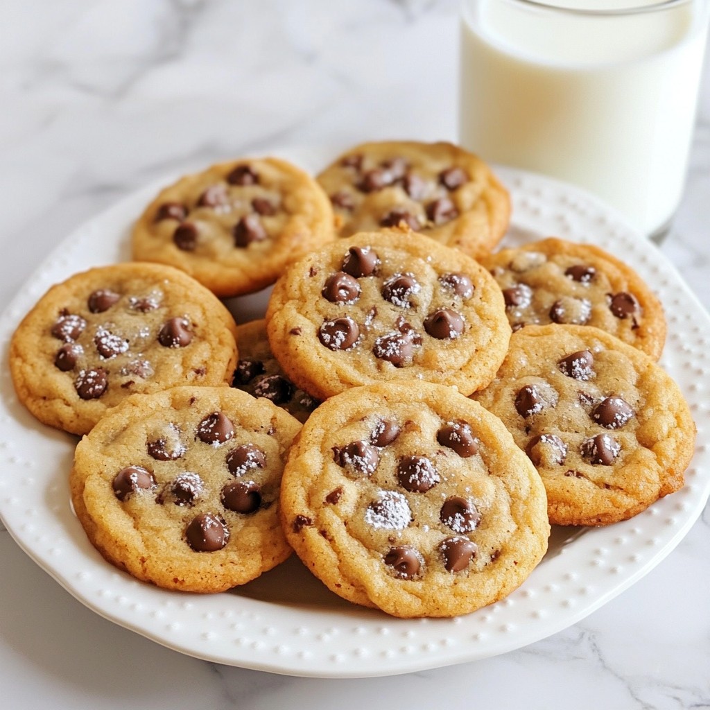 Bakery-Style Chocolate Chip Cookies Simple Recipe