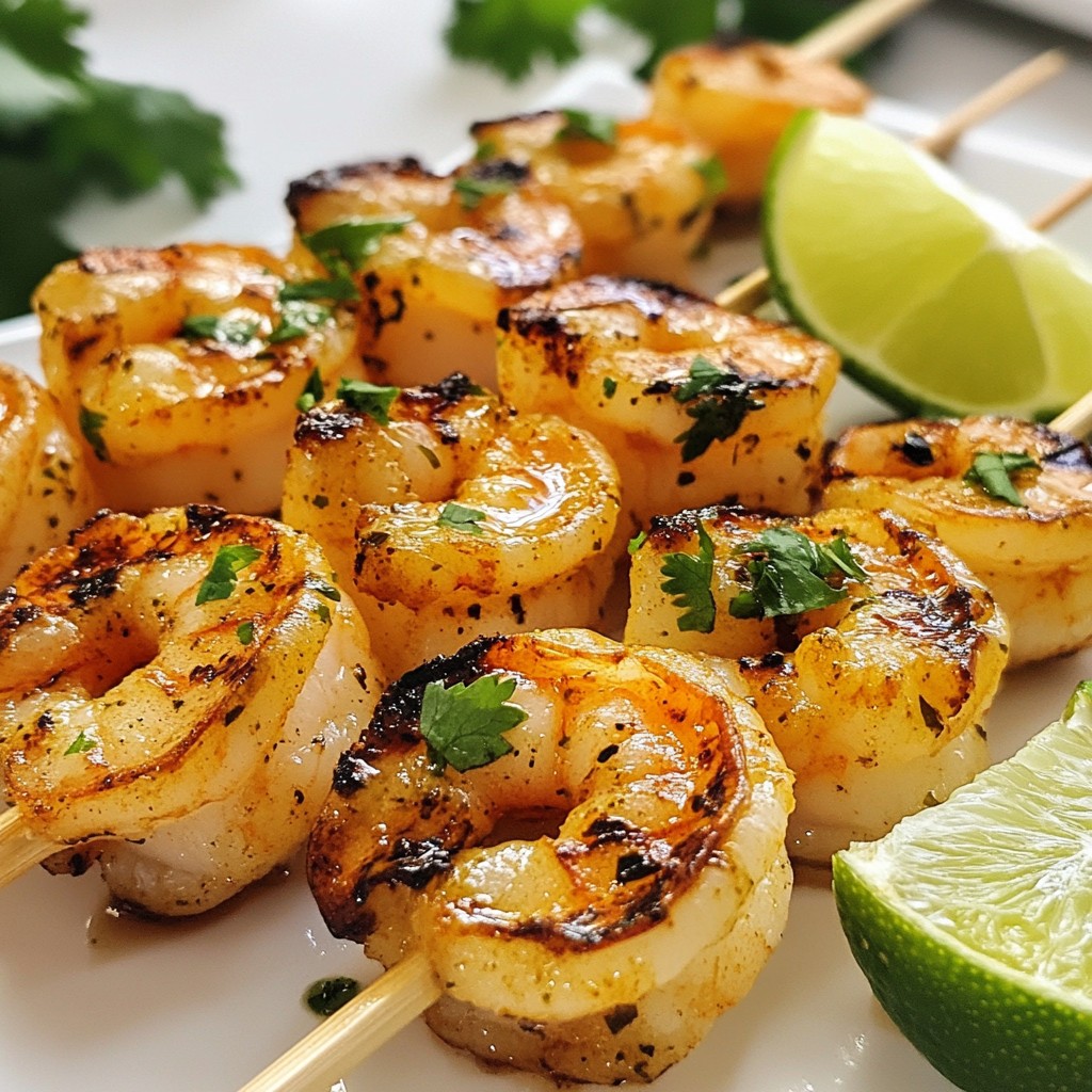 Zesty 15-Minute Lime Grilled Shrimp Skewers Delight