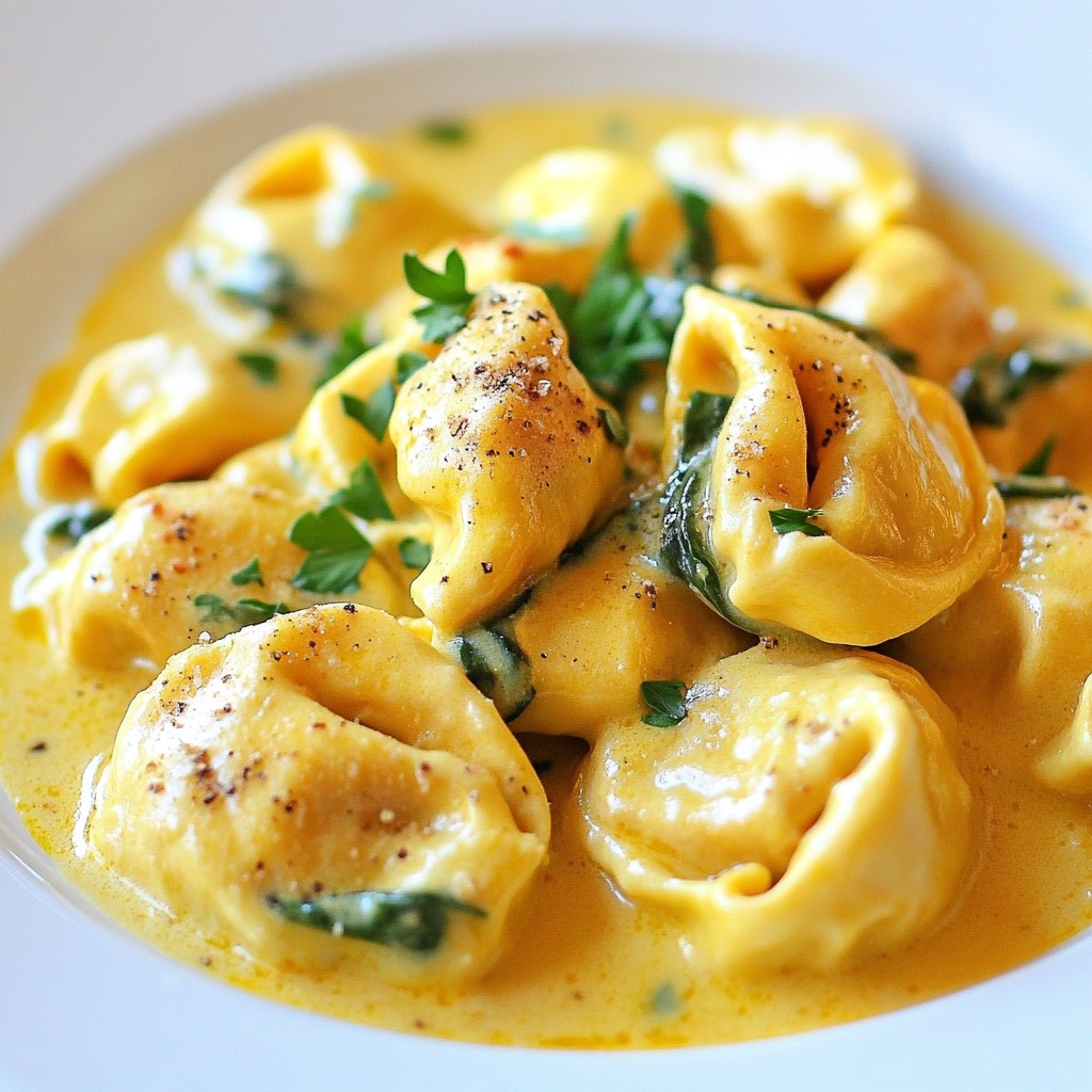 Cowboy Butter Chicken Tortellini Savory Dinner Delight
