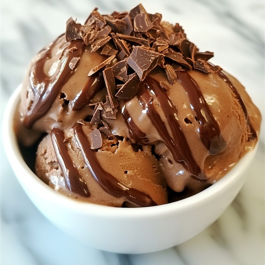 Ultra Creamy Chocolate Ice Cream Rich and Indulgent Treat