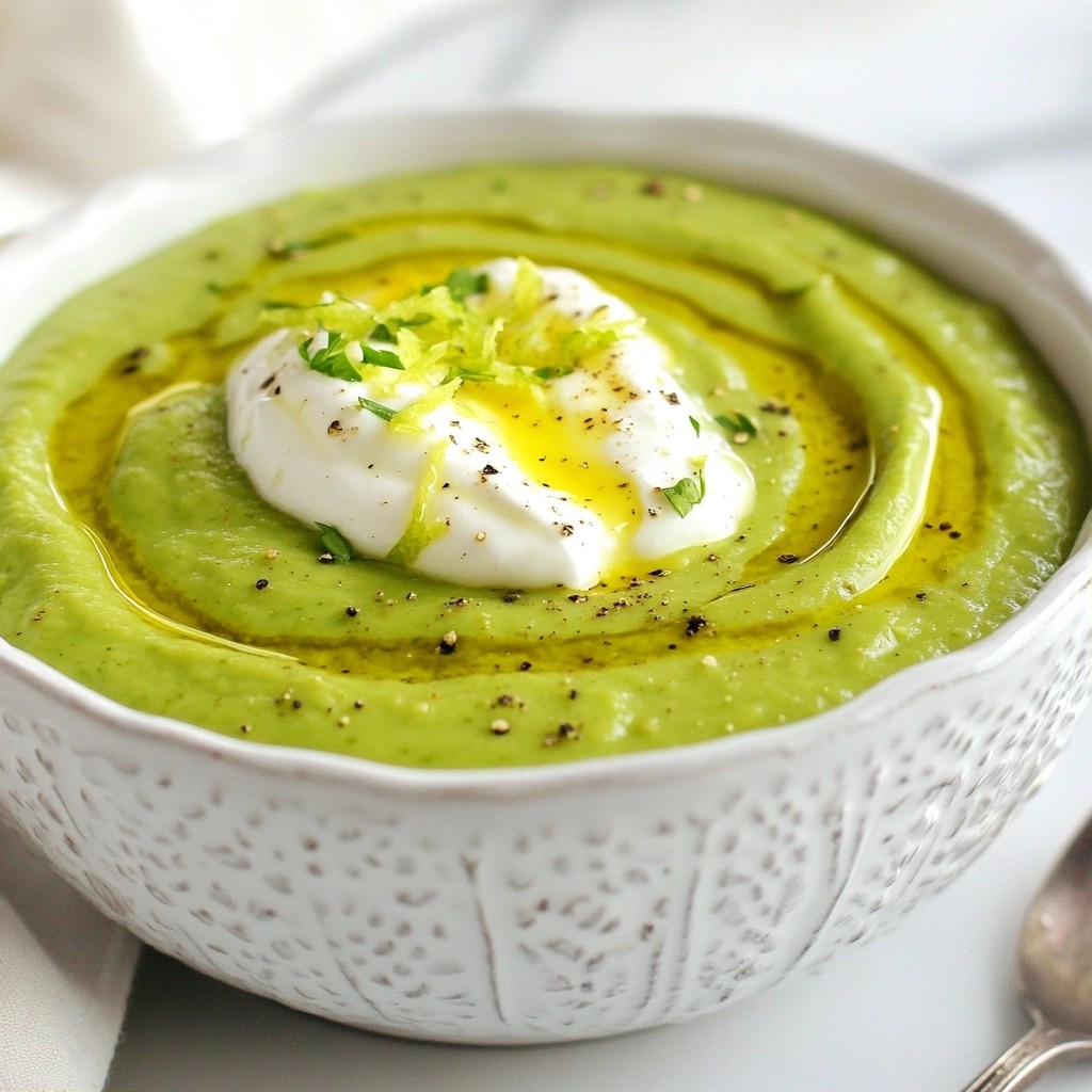 5-Ingredient Quick Creamy Avocado Soup Delight