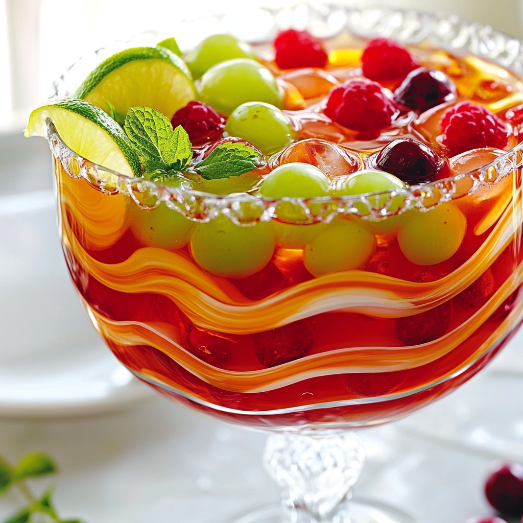 Grinch Berry Holiday Punch Festive and Refreshing Drink