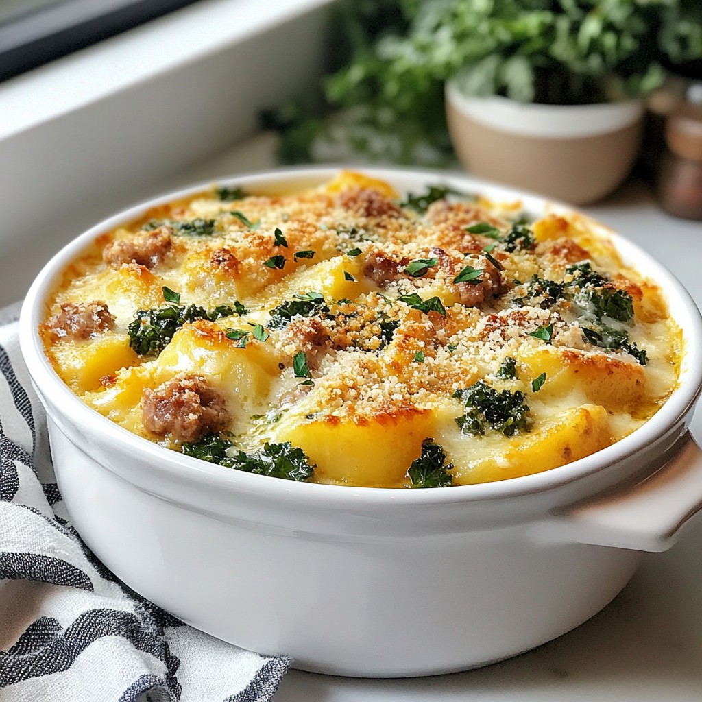 Zuppa Toscana Casserole Flavorful Comfort Food Delight