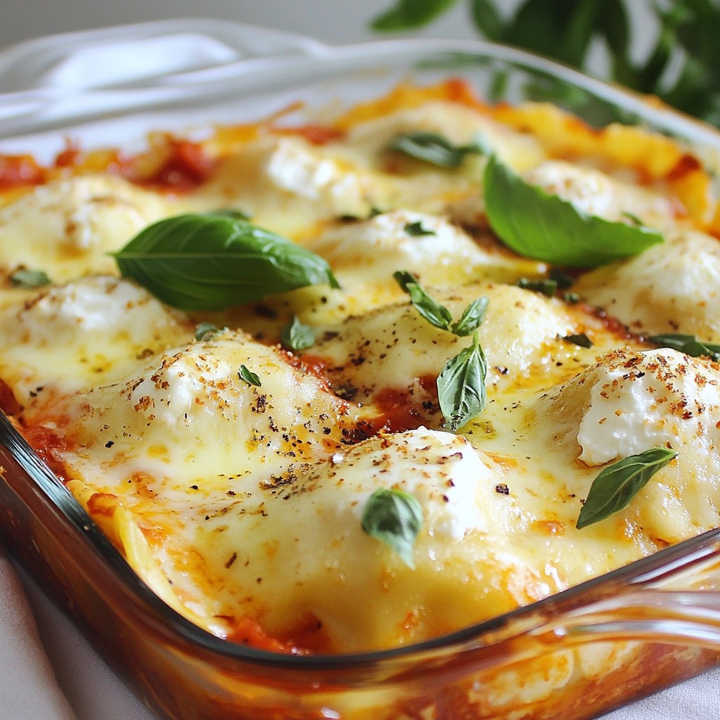 Cheesy Baked Ravioli Delight Easy Comfort Food Recipe
