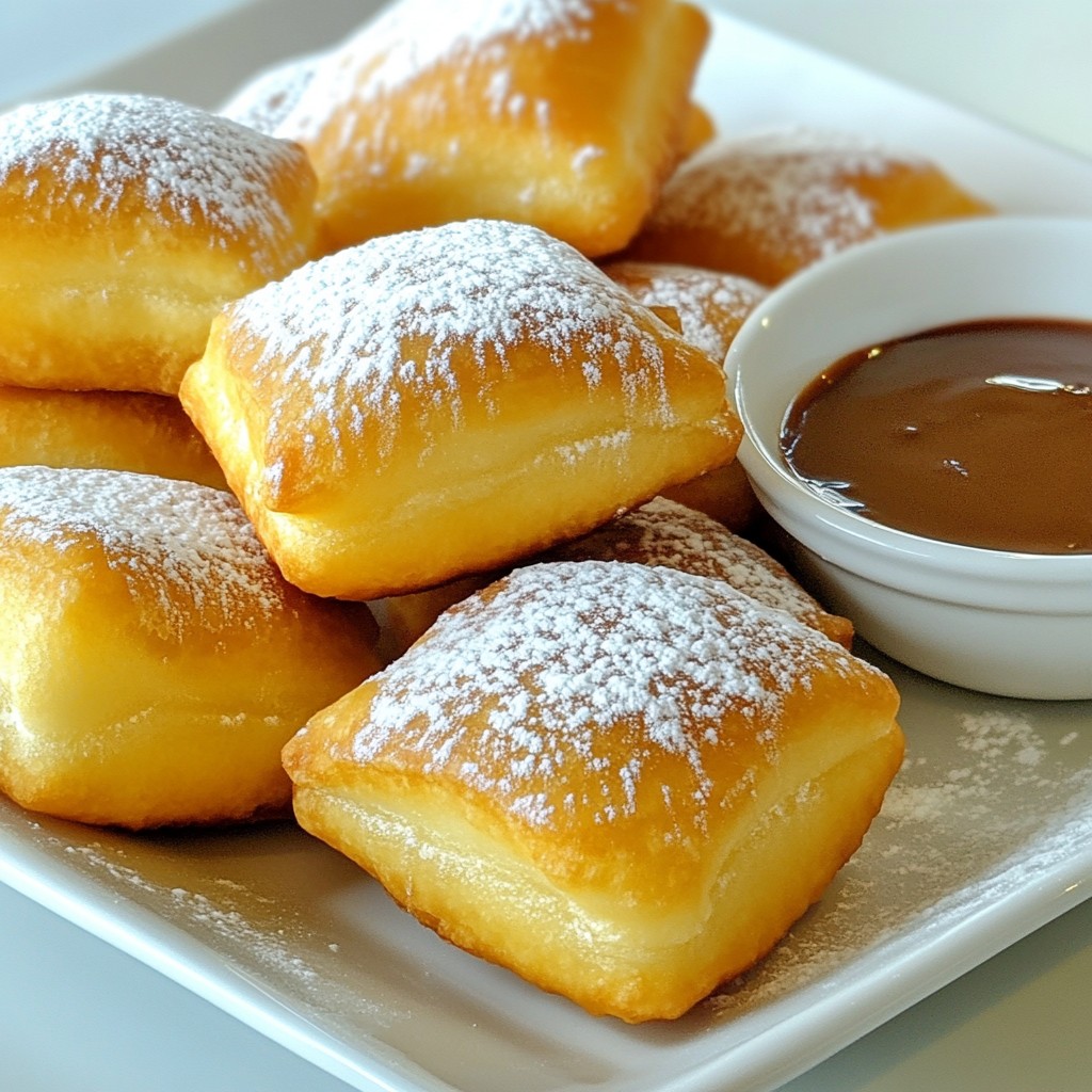 Vanilla French Beignets Irresistible Sweet Delight